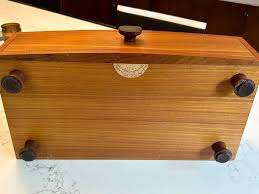 Studio Mixed Woods Vanity Jewelry Box 1981 Robert Belander For Sale at 1stDibs