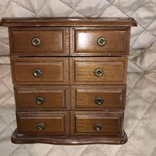 Wooden Jewelry Box ~ 7" X 5'" X 7" ~ Vintage | eBay