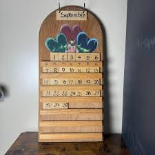 Vintage Hand Painted Wooden Heart Theme | Mercari