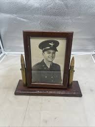 ANTIQUE TRENCH ART Photo Frame Bullet Casing Handmade Folk Art World War Vintage $29.98 - PicClick