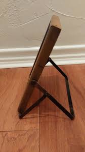 Best Antique Early Country Wood Frame Shaving Mirror Wavy Glass 9" | eBay