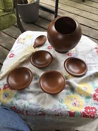 Vintage NOS Mid Century MOD 6-Piece Nut Candy Serving Bowl Dish Set Hellerware | eBay