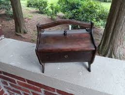 Vintage Sewing Box Wood for sale | eBay