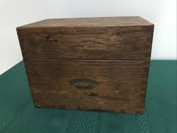 VTG Wood Dovetailed Index Recipe Card Box Ladies World Recipes. Card Dividers. | eBay