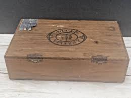 Antique Cigar Box Wood Aurelia JEYCIA Sports Tobacco 5 Cent Cigars District LA - Etsy