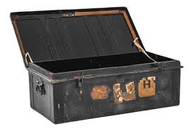 1920s English Metal Box | Chairish