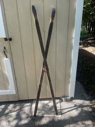 Rare Holmenkollen TurLangrenn CROSS COUNTRY Hickory SNOW SKIS 195cm NORWAY | eBay