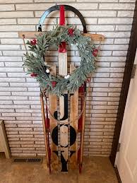Christmas Sled Decoration - Etsy