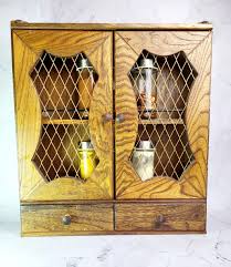 70's Wooden Spice Rack Wall-mount With Drawers & Doors / Vintage /country Kitchen Decor - Etsy Australia