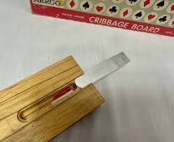 Vintage Arrgo Inlaid Wooden Cribbage Board With Pegs, No 568m,arrgo Playing Card Co,chicago,illinois - Etsy