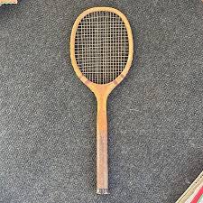 Vintage Wood Tennis Racquet Old Antique Transitional Flat ...