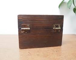 Vtg Wood Recipe Box - Cottage Recipe Holder - Farmhouse Kitchen - MCM - Recipe Box Organizer - Housewarming Gift - Etsy