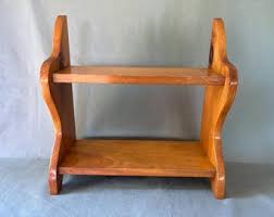 Large Vintage Shelf With Plate Grooves - All Wood - Space ...