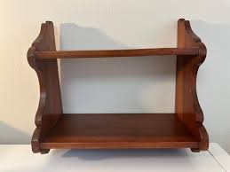 Cutest Vintage Hand Made Small Wood Book or Spice Shelf ...