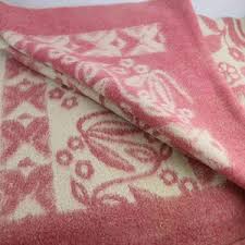 200x130 Cm Vintage Wool Blanket, Ussr Coverlet, Vintage ...