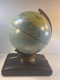 Rare Vintage World Globe Tabletop Model 12 Inches Tall | eBay
