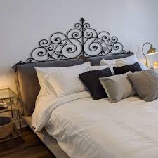 Vintage Metal Headboard, Above the Bed Decor, Over the Bed ...