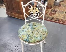 Vintage Retro Metal Vanity Chair Stool Hollywood Regency Mid Century Modern 25" Tall - Etsy