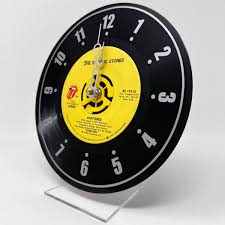 Vintage Recycled 45RPM Record Desk Clock – Vinylux