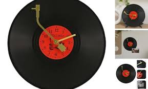 12 inch Wall Clock Classic Music Record Disco Wall Clock ...