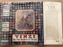 Vintage 1923 VINZI Story of Swiss Alps Book HCDJ Johanna ...