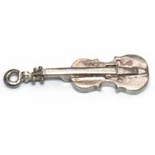 Vintage Sterling Silver Violin or Cello Charm. Marked Silver. - Etsy Australia