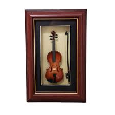 Sky Mini Violin Model in Photo Frame with Hanger Delicate ...