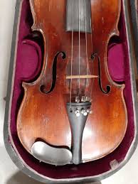 Lot 228 - Violin, two pieces back 14", labelled