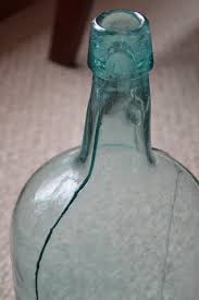 Antique Hand-blown Bottle---gallon (4 Liter) Demijohn Bottle ...