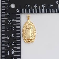 Gold Virgin Mary Charms 18K Gold Filled Catholic Pendant for ...