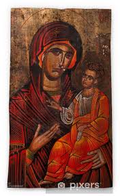 Blackout Window Curtain Virgin Mary holding the Child Jesus ...