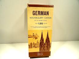 Vintage German Vocabulary Cards Vis-Ed | eBay