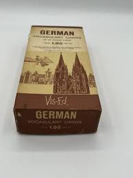Vis-Ed German Vocabulary Cards Set of 1000 Flash Cards ...