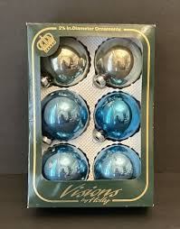 Vintage Glass Christmas Ornaments Visions by Holly, American Made, 2-5/8” | eBay