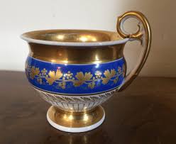 Large 19th c. Antique French Empire Old Paris Porcelain Tea ...