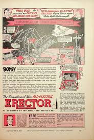 Original 1938 Erector Toy Ad: All Electric | eBay