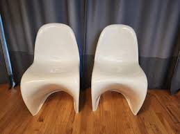Pair of white Panton s Chair Replicas for Sale in Seattle, WA - OfferUp
