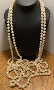 Incredible Joan Rivers Vintage Over 10 Foot Faux Pearl ...