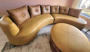 Only cash and you pick it up. Faux leather. Excellent condition.