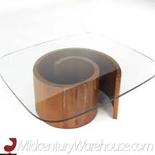 Vladimir Kagan Mid Century Snail Coffee Table | Mid Century ...