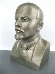 original BUST LENIN metal PROPAGANDA 70s Soviet Union ...