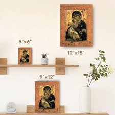 Mother of God icon Virgin Mary the Theotokos of Vladimir ...