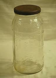 Clear Glass Embossed Vlasic Farms Pickle Jug Jar w Lid 80 oz ...