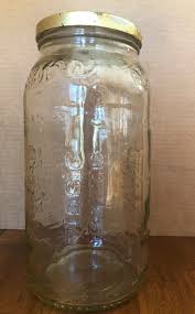 Large Vlasic Farms Embossed Glass Pickle Jar Large 80Fl. oz ...