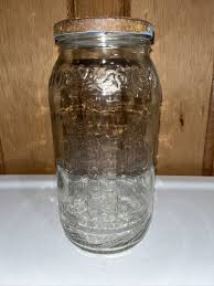 Vlasic Farms Embossed Glass 80 Oz. Pickle Jar 10" With Blue ...
