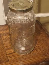 Large Vlasic Farms Embossed Glass Pickle Jar | Mercari