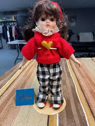 Marian Yu Designs Pocelain Doll, 1987 With Stand ...