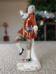 Antique Germany 1741 Volkstedt Porcelain Sculpture Nobleman Art Figurine Statue | eBay Australia