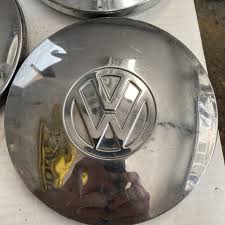 Lot of 4 Vintage Volkswagen VW Chrome Hubcaps 6" inch Center Caps | eBay