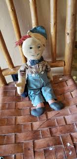 Antique Volland Raggedy Andy Hand Painted Face All Original ...